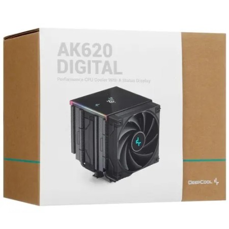 Кулер DEEPCOOL AK620 DIGITAL (R-AK620-BKADMN-G) черный
