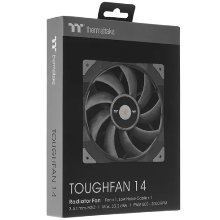 Вентилятор Thermaltake TOUGHFAN 14 Series Radiator Fan (CL-F118-PL14BL-A) черный