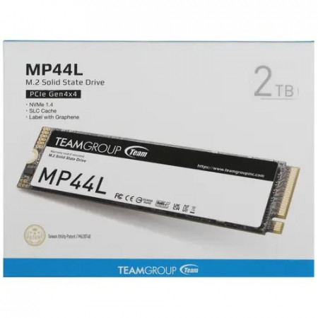 2 ТБ SSD диск Team Group MP44L (TM8FPK002T0C101) черный