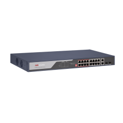 Коммутатор Hikvision DS-3E0318P-E(C) черный