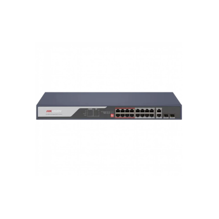 Коммутатор Hikvision DS-3E0318P-E(C) черный