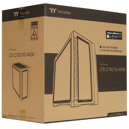Корпус Thermaltake CTE C750 TG ARGB (CA-1X6-00F1WN-01) черный