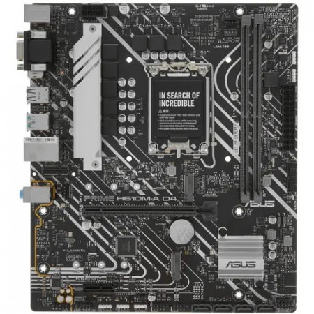 Материнская плата ASUS PRIME H610M-A D4-CSM черный