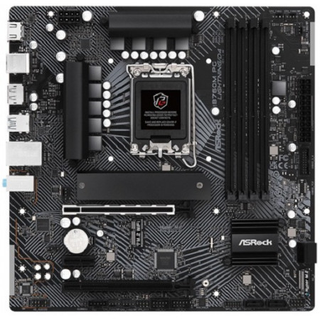 Материнская плата ASRock B760M PG Lightning/D4 черный