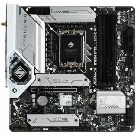 Материнская плата ASRock B760M Steel Legend WiFi белый