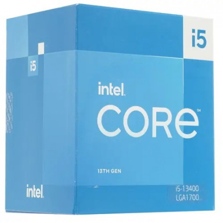 Процессор Intel Core i5-13400 BOX с кулером (BX8071513400) серый