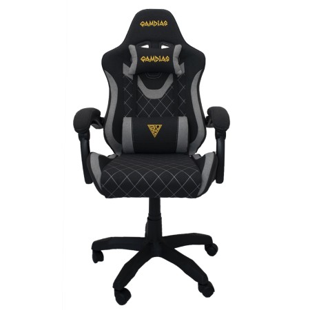 Кресло игровое Gamdias ZELUS E2 Weave (ZELUS E2 Weave L BG) черно-серый