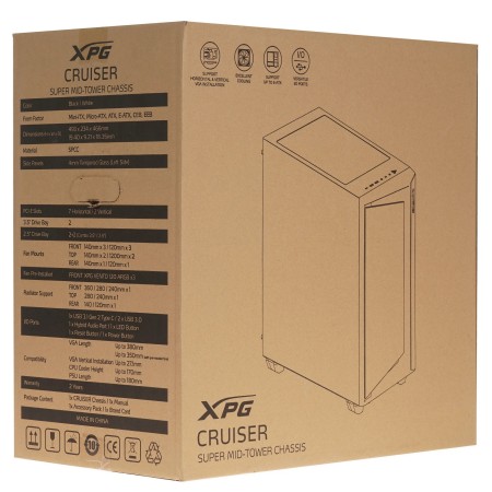 Корпус ADATA XPG Cruiser (CRUISERST-BKCWW) черный