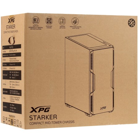 Корпус ADATA XPG Starker (STARKER-WHCWW) белый
