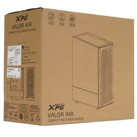 Корпус ADATA XPG VALOR AIR (VALORAIRMT-BKCWW) черный