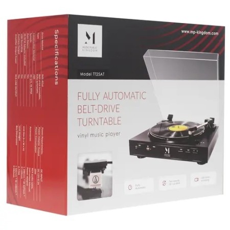 Виниловый проигрыватель Music Public Kingdom TT25AT черный