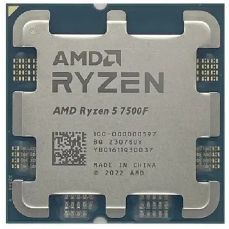 Процессор AMD Ryzen 5 7500F OEM (100-000000597) серый
