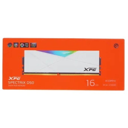 Оперативная память ADATA XPG SPECTRIX D50 RGB (AX4U413316G19J-SW50) 16 ГБ белый