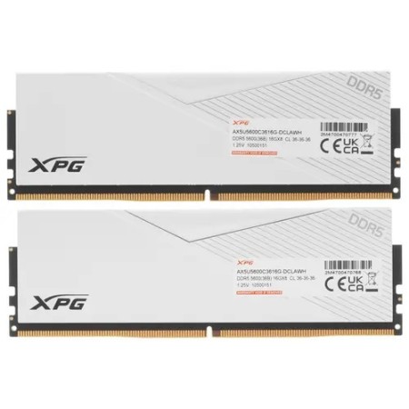 Оперативная память ADATA XPG Lancer (AX5U5600C3616G-DCLAWH) 32 ГБ белый