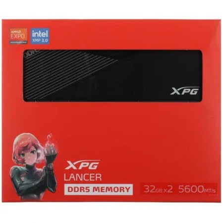 Оперативная память ADATA XPG Lancer (AX5U5600C3632G-DCLABK) 64 ГБ черный
