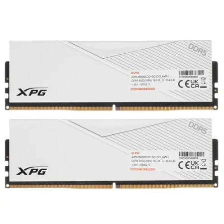 Оперативная память ADATA XPG Lancer (AX5U6000C3016G-DCLAWH) 32 ГБ белый