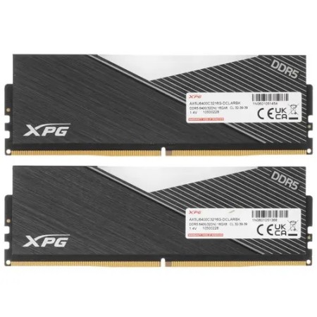 Оперативная память ADATA XPG Lancer RGB (AX5U6400C3216G-DCLARBK) 32 ГБ черный