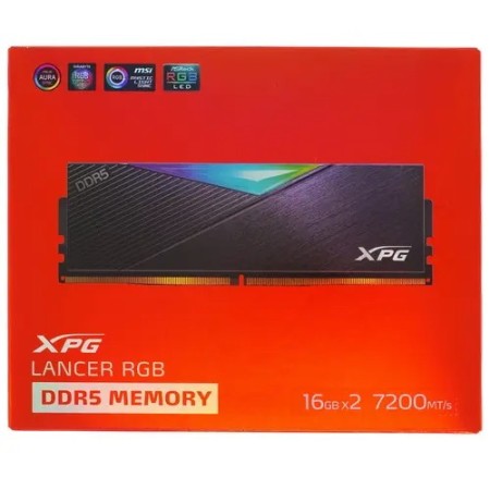 Оперативная память ADATA XPG Lancer RGB (AX5U7200C3416G-DCLARBK) 32 ГБ черный