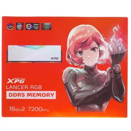 Оперативная память ADATA XPG Lancer RGB (AX5U7200C3416G-DCLARWH) 32 ГБ черный