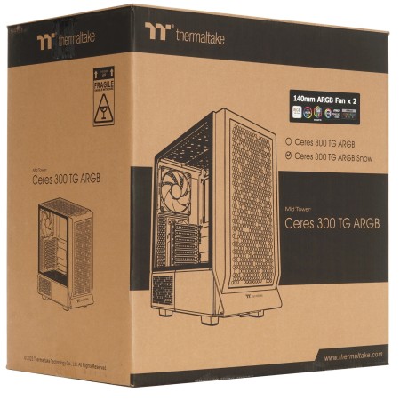 Корпус Thermaltake Ceres 300 TG ARGB Snow (CA-1Y2-00M6WN-00) белый