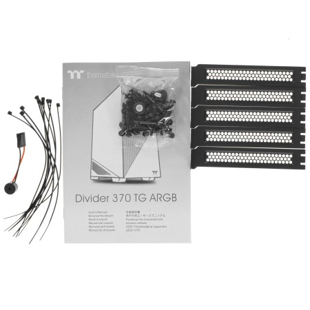 Корпус Thermaltake Divider 370 TG ARGB (CA-1S4-00M6WN-00) белый