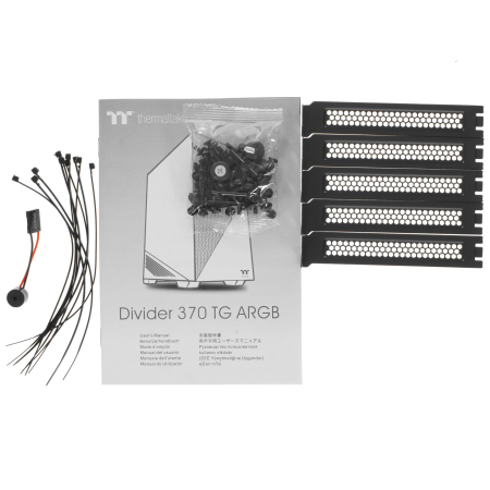Корпус Thermaltake Divider 370 TG ARGB Snow (CA-1S4-00M6WN-00) черно-белый