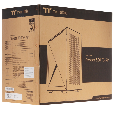 Корпус Thermaltake Divider 500 TG Air (CA-1T4-00M1WN-02) черный