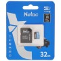 32 ГБ Карта памяти Netac microSDHC (NT02P500STN-032G-R) + адаптер черный
