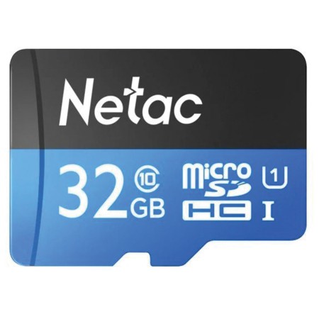 32 ГБ Карта памяти Netac microSDHC (NT02P500STN-032G-R) + адаптер черный