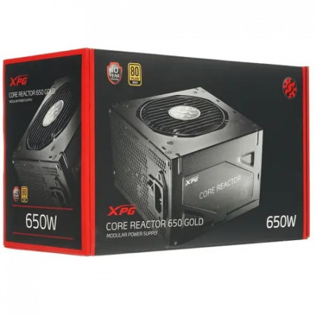 Блок питания A-Data XPG CORE REACTOR 650 (COREREACTOR650G-BKCEU) черный