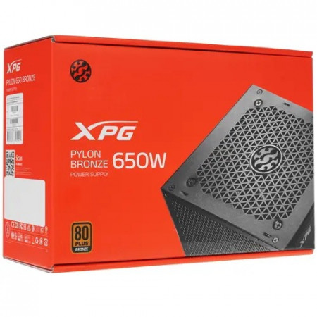 Блок питания A-Data XPG PYLON BRONZE 650W (PYLON650B-BKCEU) черный