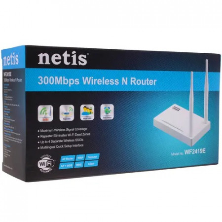 Wi-Fi роутер NETIS WF2419E V4 белый