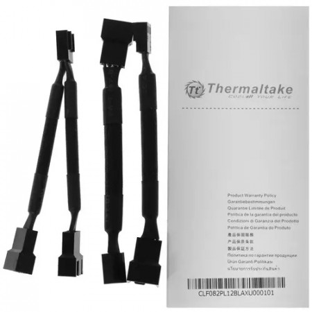 Комплект вентиляторов Thermaltake TOUGHFAN 12 Series Radiator Fan 2Pack (CL-F082-PL12BL-A) 2 шт черный