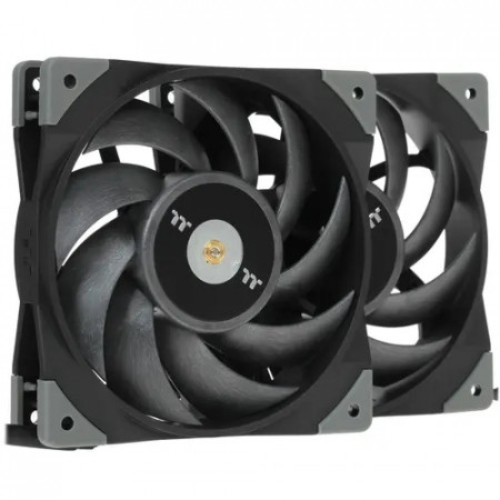 Комплект вентиляторов Thermaltake TOUGHFAN 12 Series Radiator Fan 2Pack (CL-F082-PL12BL-A) 2 шт черный