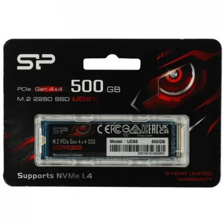 500 ГБ SSD диск Silicon Power UD85 (SP500GBP44UD8505) черный