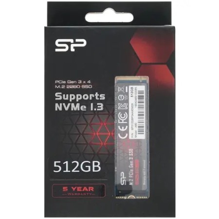 512 ГБ SSD диск Silicon Power P34A80 (SP512GBP34A80M28) синий