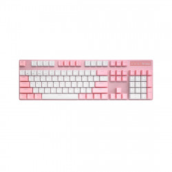 Клавиатура беспроводная/проводоная Rapoo V500PRO Pink розовый