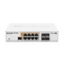 Коммутатор MikroTik CRS112-8P-4S-IN белый