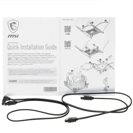 Материнская плата MSI PRO B550M-P GEN3 черный