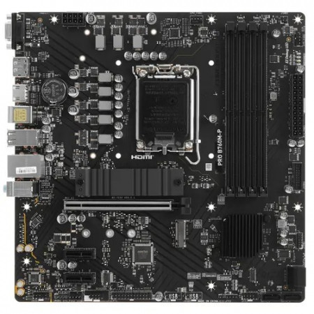 Материнская плата MSI PRO B760M-P черный