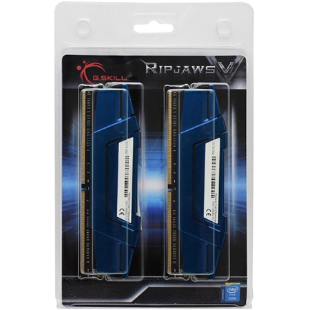 Оперативная память G.Skill RipJaws V (F4-2666C15D-16GVB) 16 ГБ синий