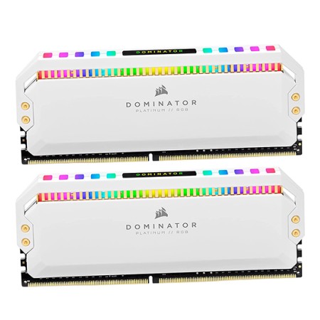 Оперативная память Corsair Dominator Platinum RGB (CMT16GX4M2E3200C16W) 16 ГБ белый