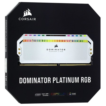 Оперативная память Corsair Dominator Platinum RGB (CMT16GX4M2E3200C16W) 16 ГБ белый
