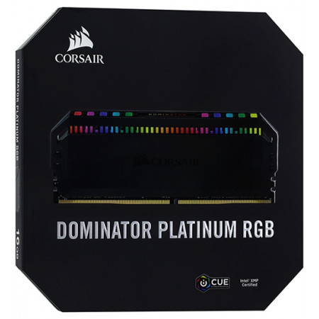 Оперативная память Corsair Dominator Platinum RGB (CMT16GX4M2D3600C18) 16 ГБ серый