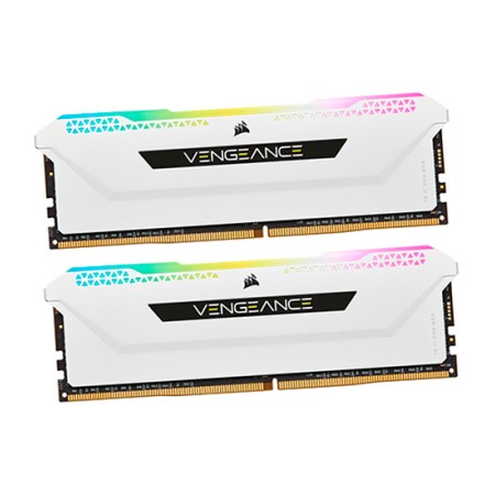 Оперативная память Corsair Vengeance RGB PRO SL (CMH16GX4M2D3600C18W) 16 ГБ белый