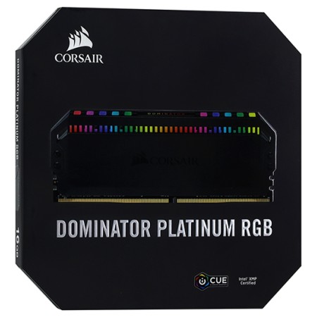 Оперативная память Corsair Dominator Platinum RGB (CMT32GX4M2E3200C16) 32 ГБ черный