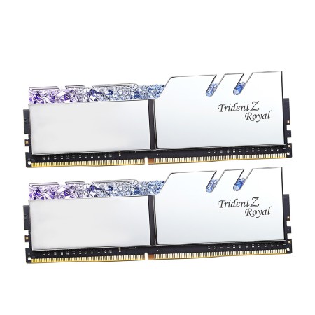 Оперативная память G.Skill Trident Z Royal (F4-3600C18D-64GTRS) 64 ГБ серебристый