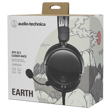 Наушники Audio-Technica ATH-GL3BK Earth черный