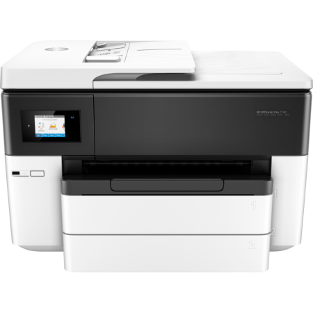 МФУ струйное HP OfficeJet 7740 Wide (G5J38A) белый (без кабеля USB)