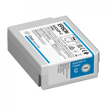 Картридж струйный Epson SJIC42P-C (C13T52M240) голубой